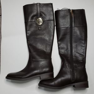 Tommy Hilfiger Twivane Brown Ridding Boots size 6